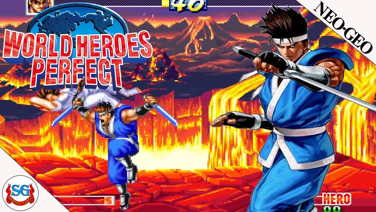 World Heroes Perfect (Arcade/1995) - Hanzou (Playthrough/LongPlay)