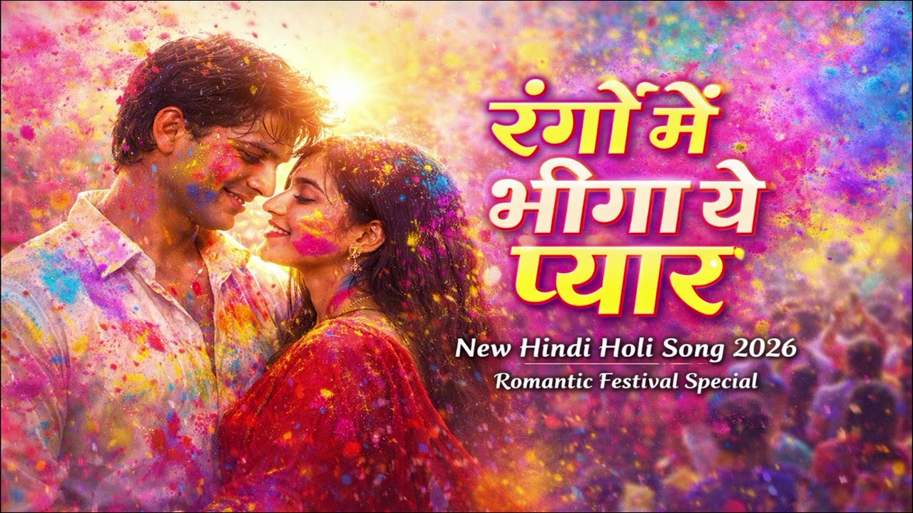 रंगों में भीगा ये प्यार 🌸 | New Hindi Holi Song 2026 | Romantic Festival Special