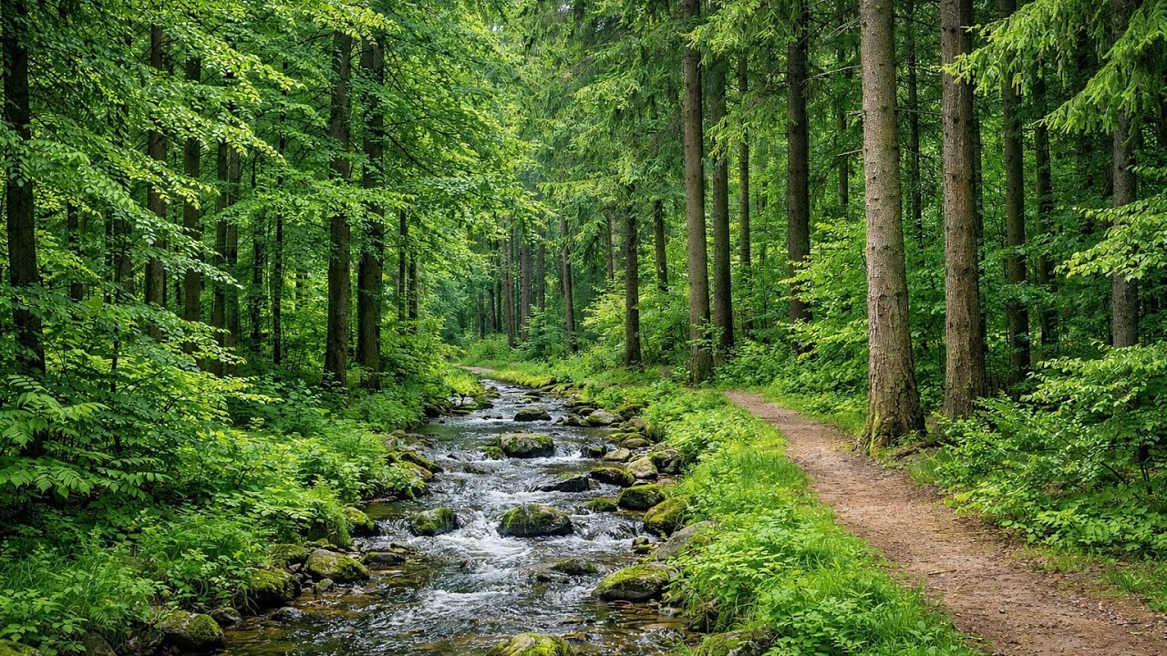 Deep Forest Rain for Relaxation & Meditation | 森の雨 | Lluvia del bosque | Dinlen ve Rahatla