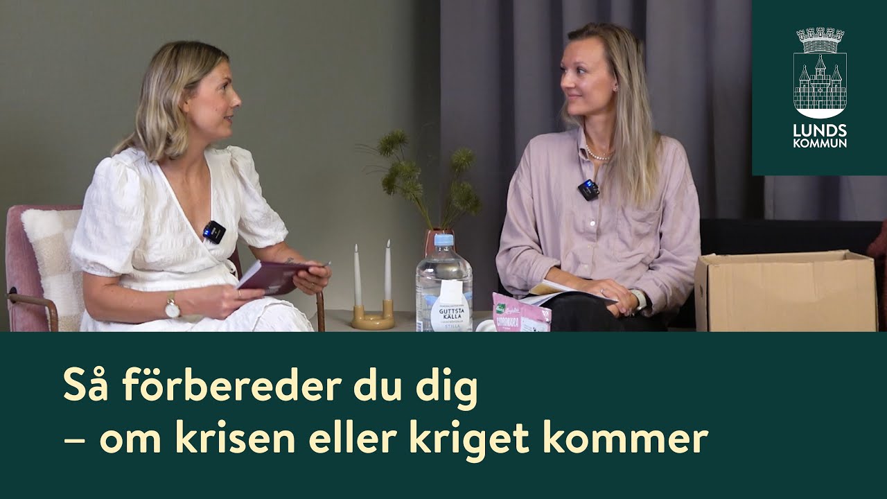 Så förbereder du dig – om krisen eller kriget kommer