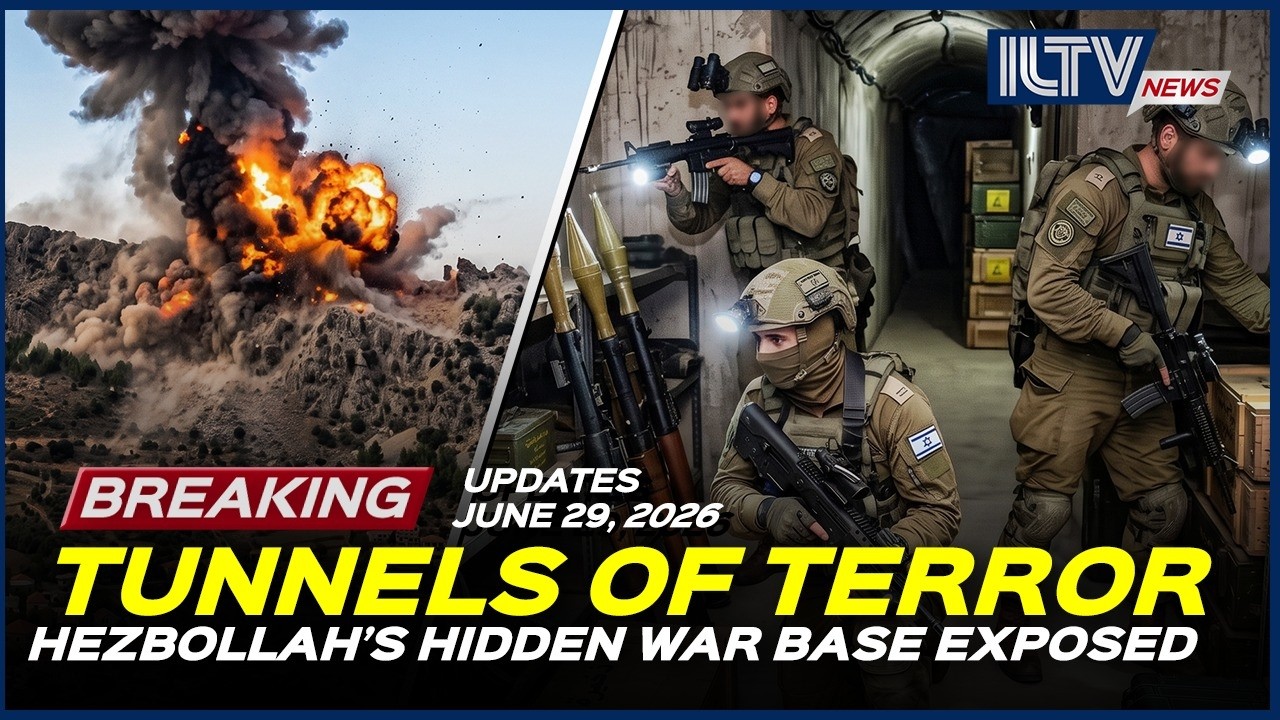 Israel Daily News - June 29, 2026 | Hezbollah's Tunnels Of Terror Revealed