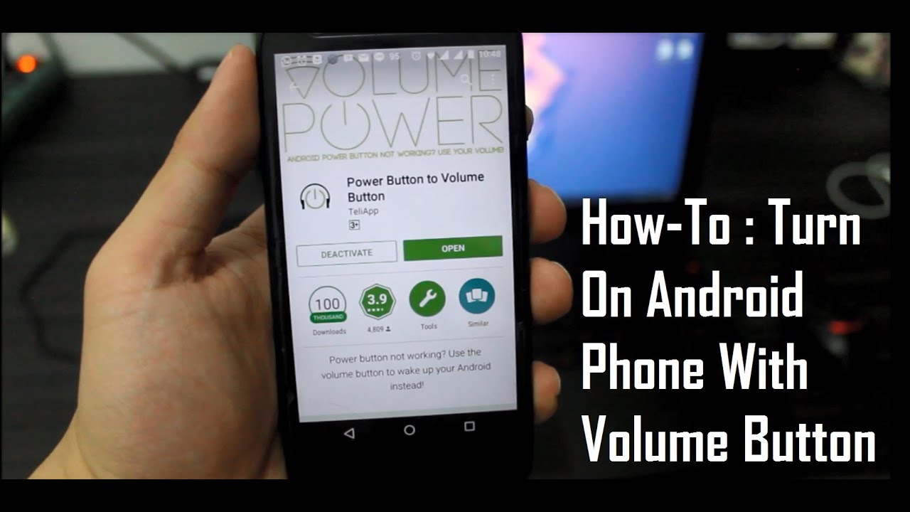 How-To : Turn On Android Phone With Volume Button