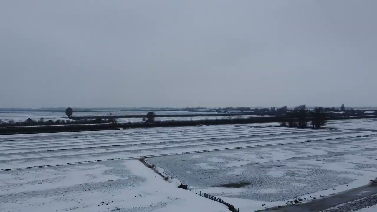 Snowy Holland Landscape Chill out