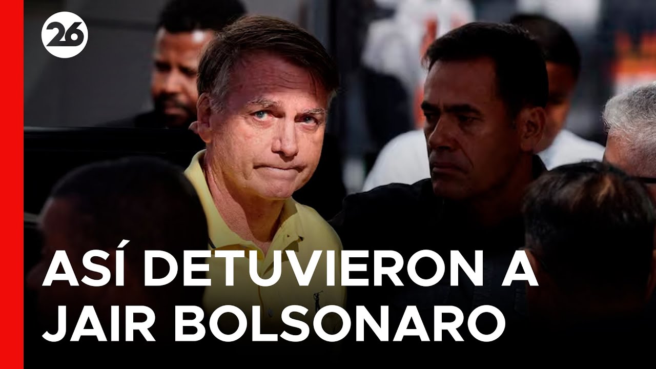 🇧🇷 TENSIÓN POLÍTICA EN BRASIL | Así detuvieron al expresidente Jair Bolsonaro