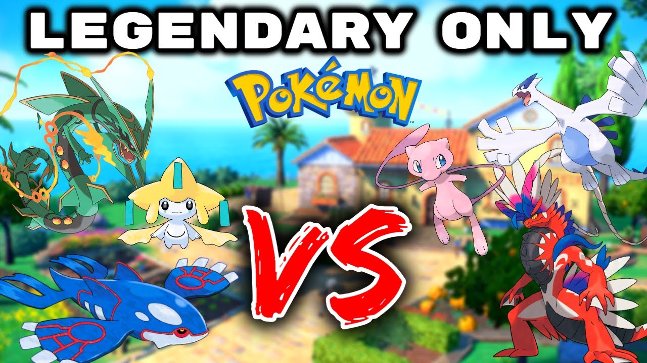 We Only Catch Random Legendary Pokemon... Then We FIGHT!