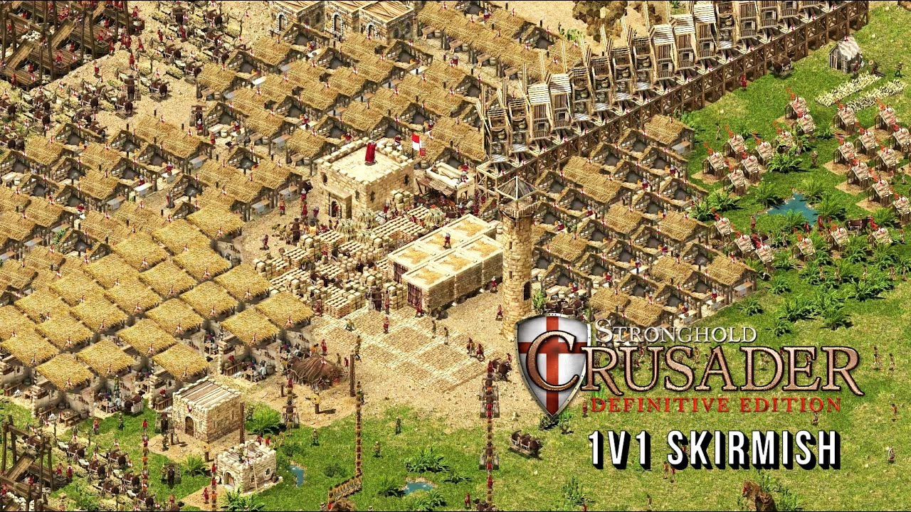 Epic 1v1 Multiplayer Skirmish &ndash; Stronghold Crusader Definitive Edition