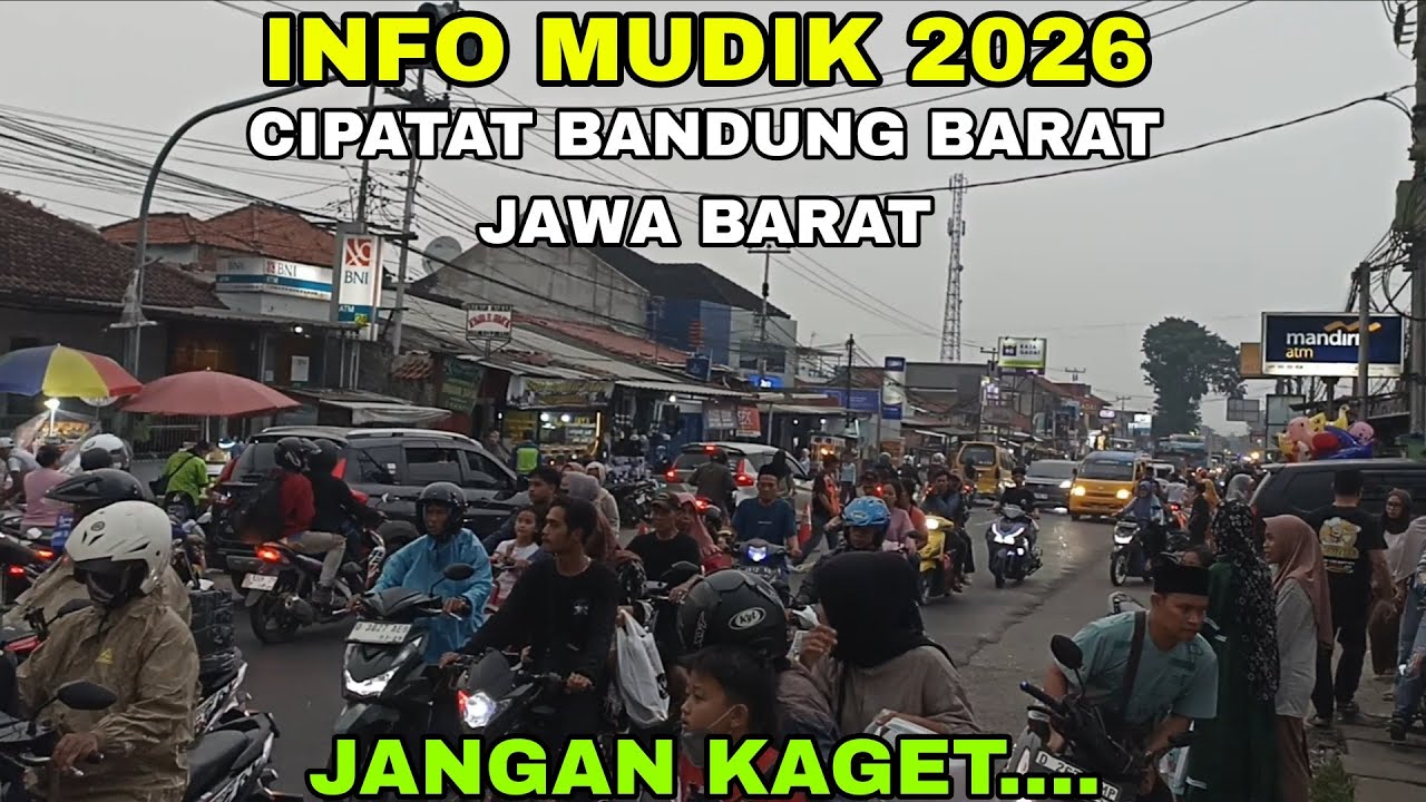 YANG LAGI VIRAL..!! Mudik 2026 Kondisi terkini jalan cipatat bandung bara..