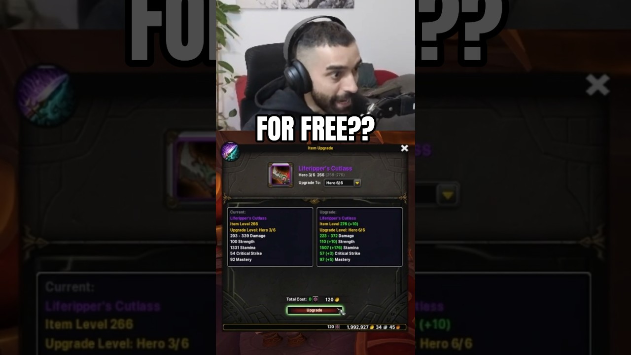 You Can Upgrade Your Weapon FOR FREE