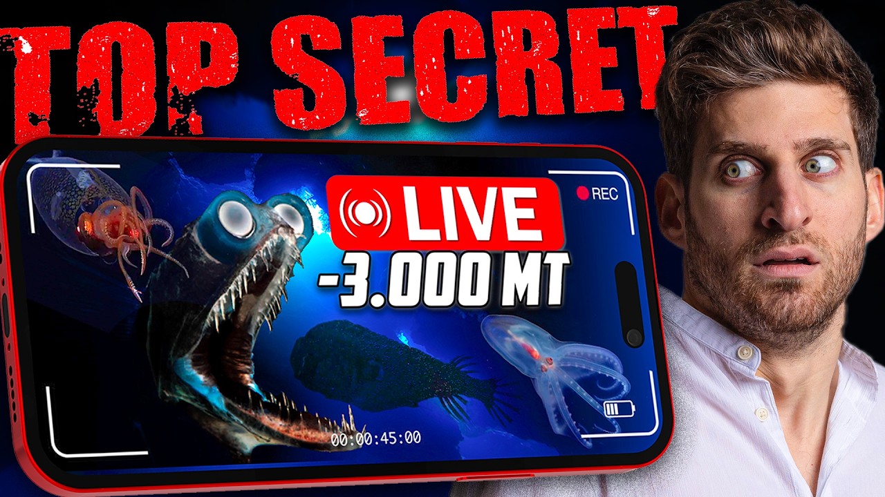 LIVE DAL FONDO DELL’OCEANO (3000m) - NON SEI PRONTO per ciò che hanno scoperto