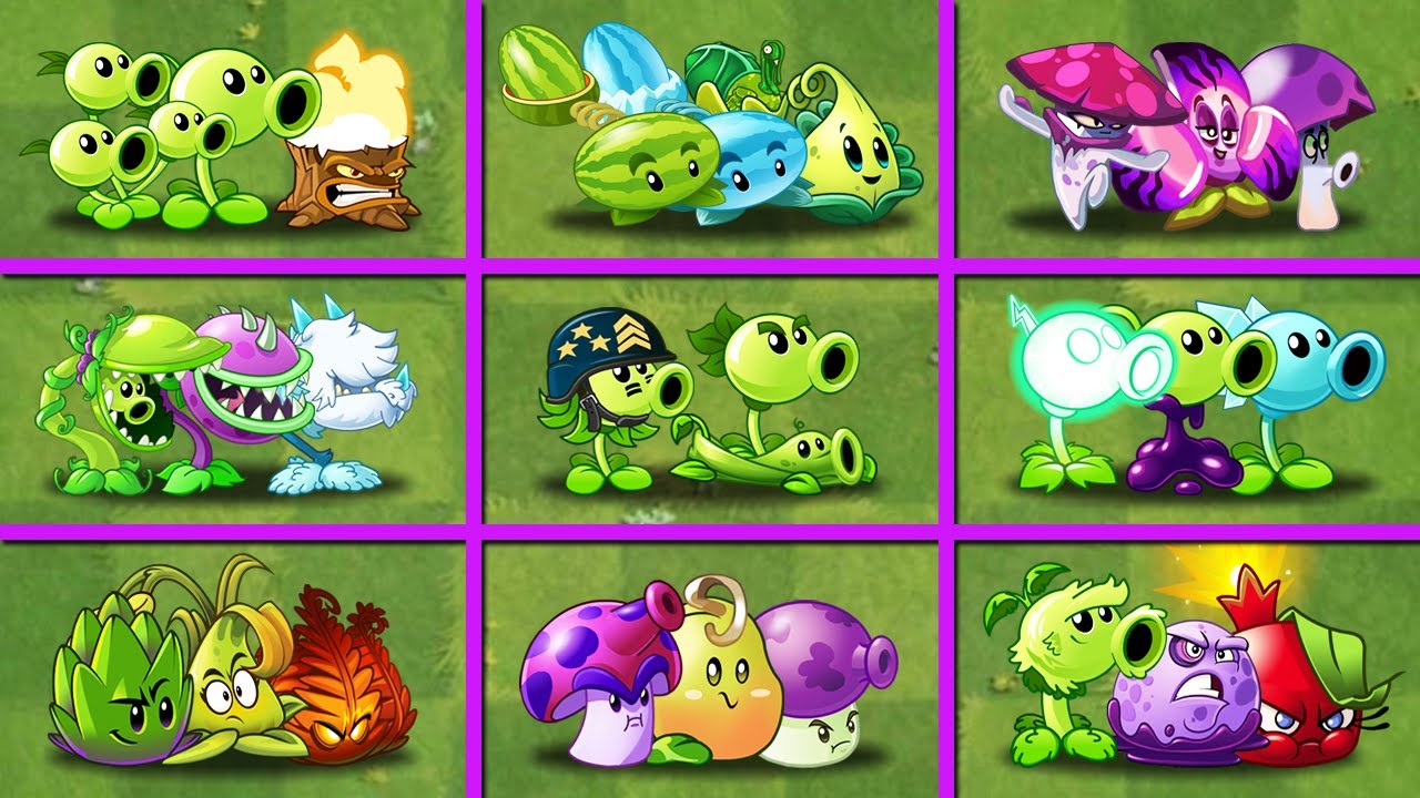 PVZ 2 Random 20 Team 3 Plants - Which Team Plant Will Win? - PVZ 2 Plant vs Plant
