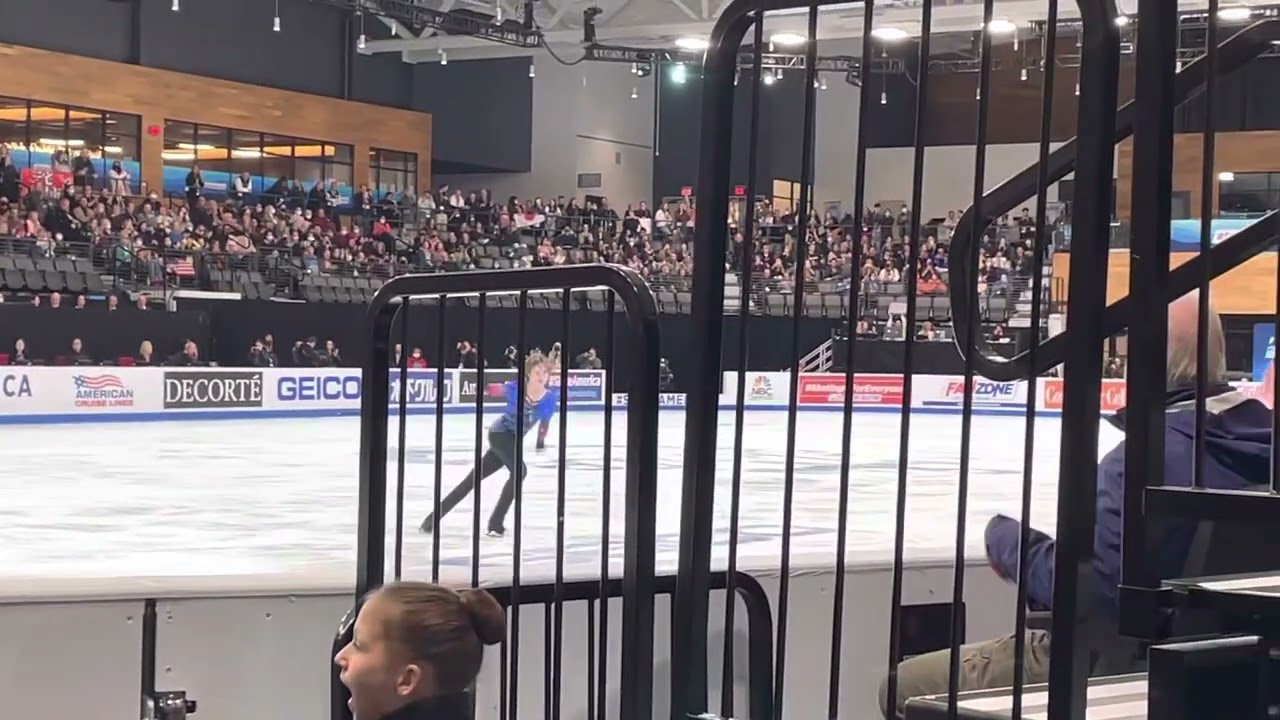 Quad axel at Skate America by Ilia Malinin