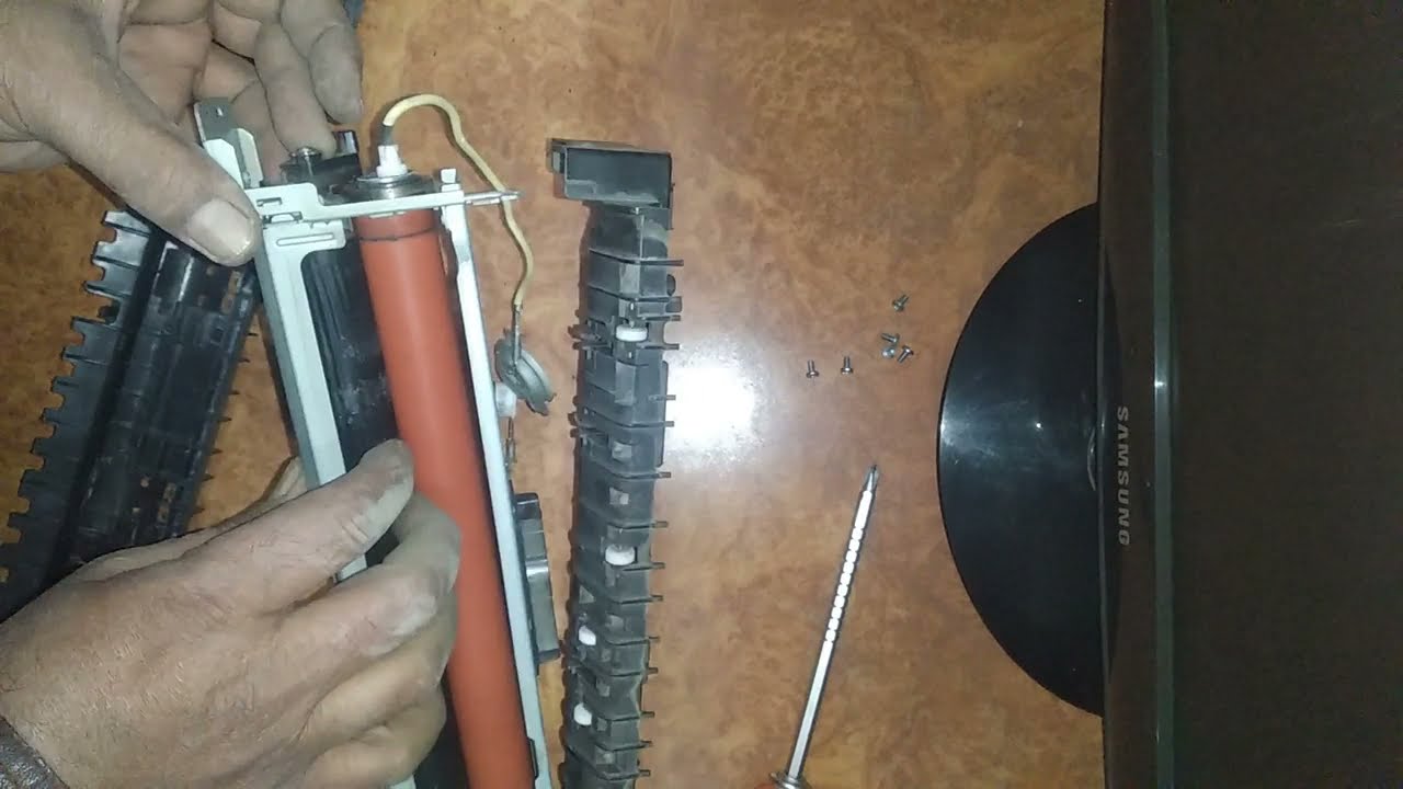 HP M436 A3 PRINTER FUSER PROBLEM LOWER PRESSURE ROLLER REPLACE IN FUSER