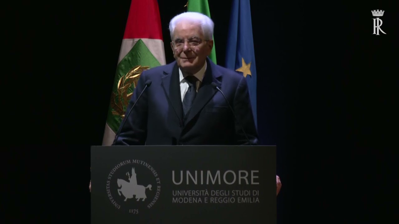 Mattarella alla inaugurazione dell’anno accademico 22/23 dell’Università di Modena e Reggio Emilia