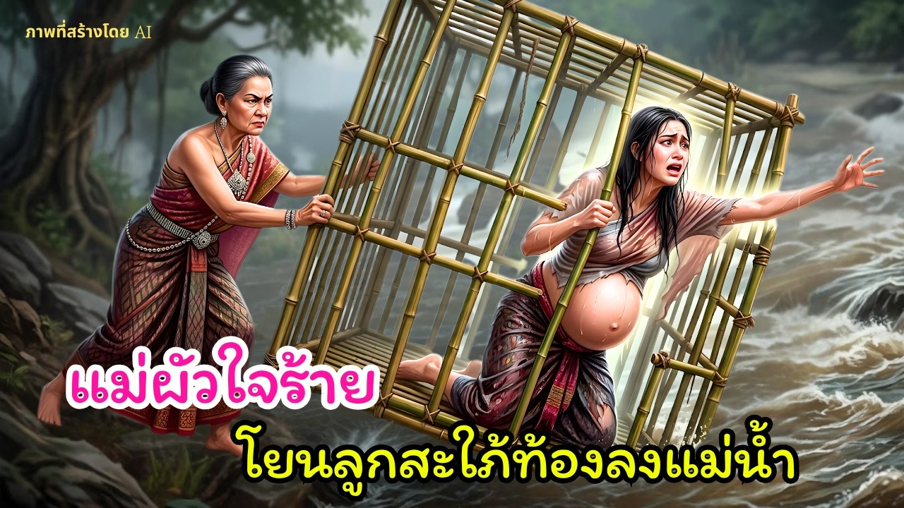 [นิทานพื้นบ้าน]แม่ผัวขังลูกสะใภ้ท้องในกรงแล้วโยนลงแม่น้ำแต่ผ่านไป 5 ปี เธอกลับต้องคุกเข่าขออโหสิกรรม