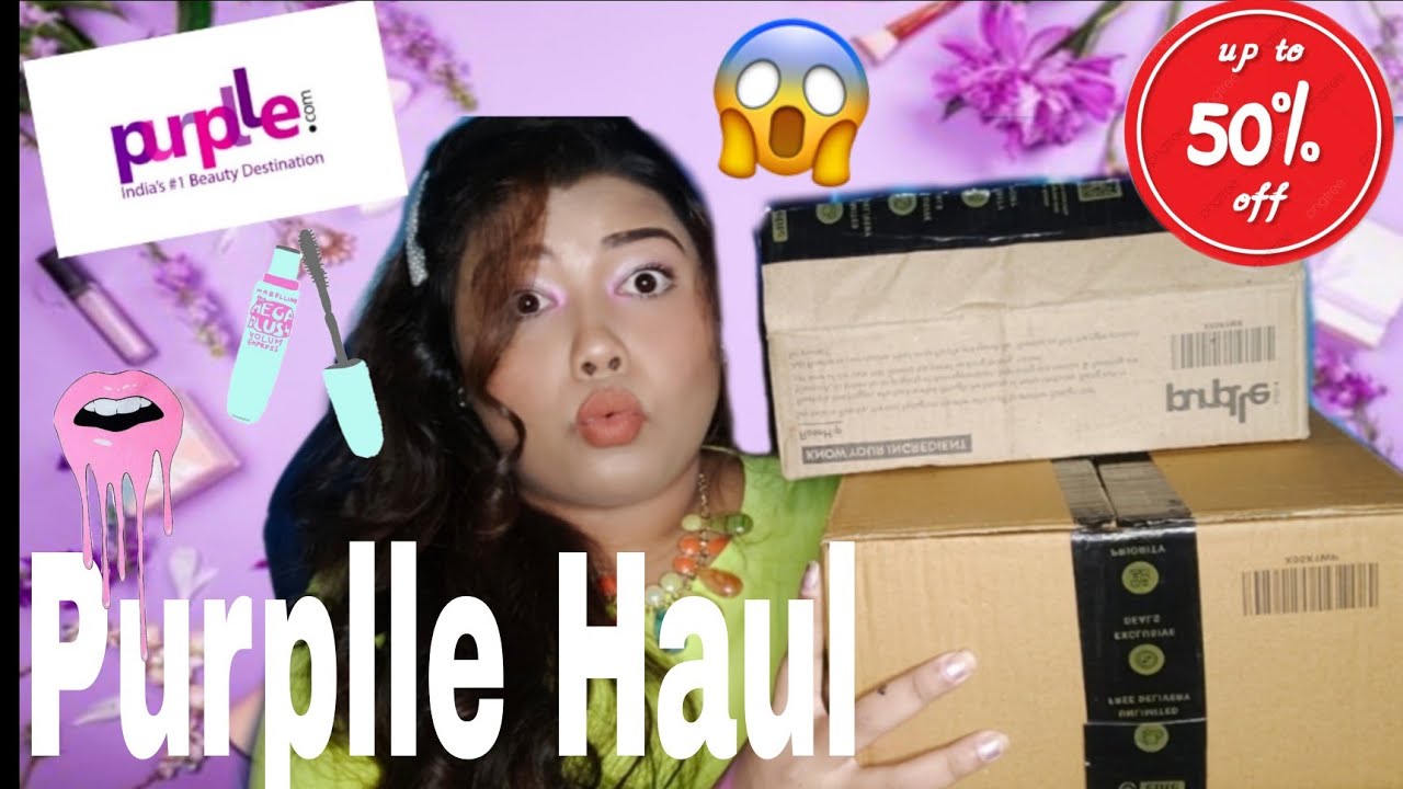 🌸 PURPLE HAUL VIDEO..||MAKEUP💄||SKINCARE 🧖|| HRITIKA'S BEAUTY....💖||2021