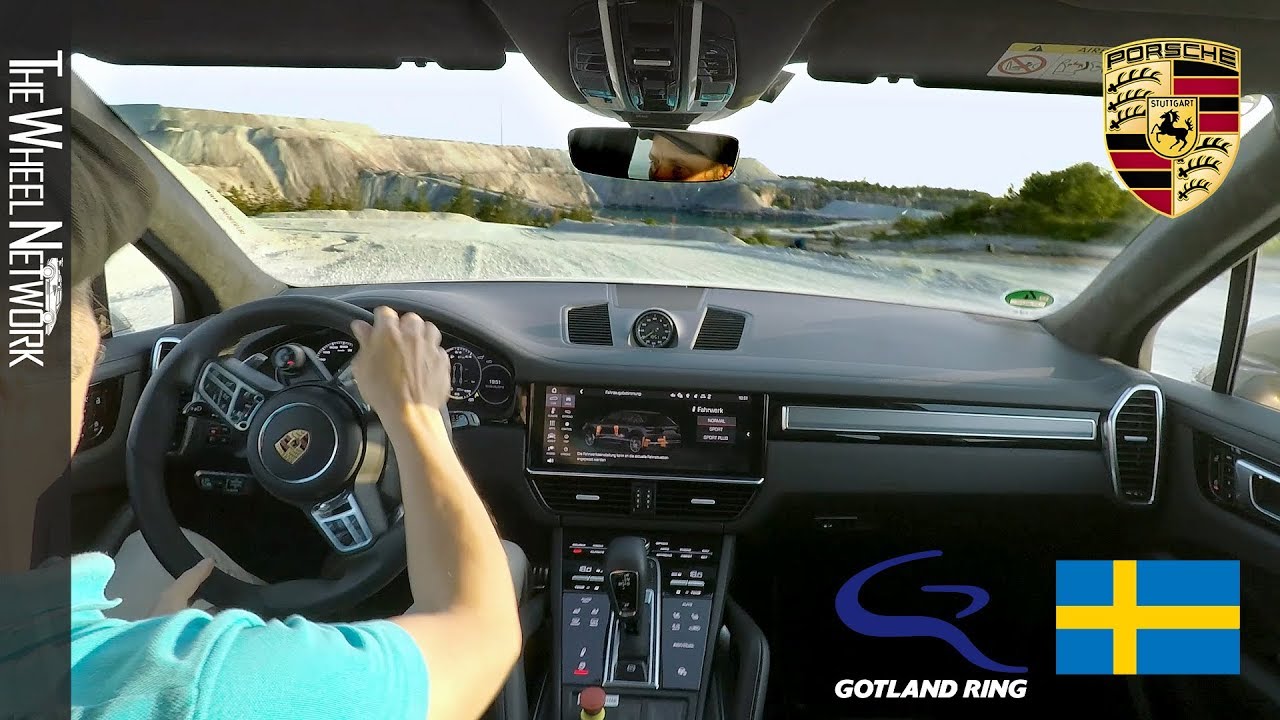 2020 Porsche Cayenne Turbo S E-Hybrid Sets Lap Record at an Unfinished Race Track