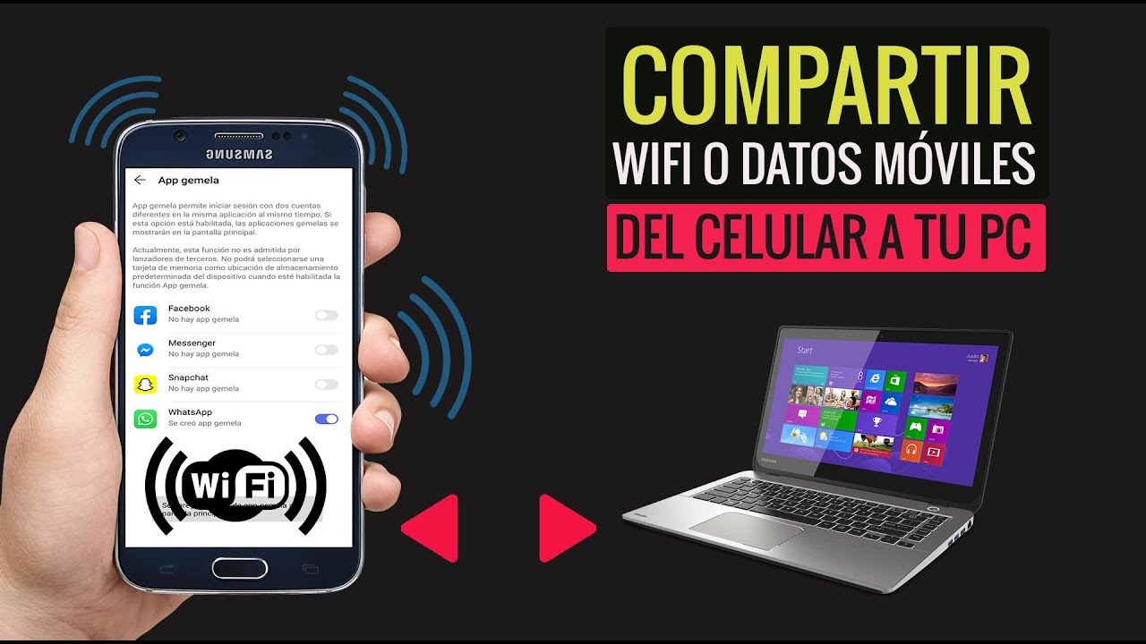 Cómo Compartir WIFI o Datos Móviles desde Celular a PC o Laptop por Cable USB 🔌📶