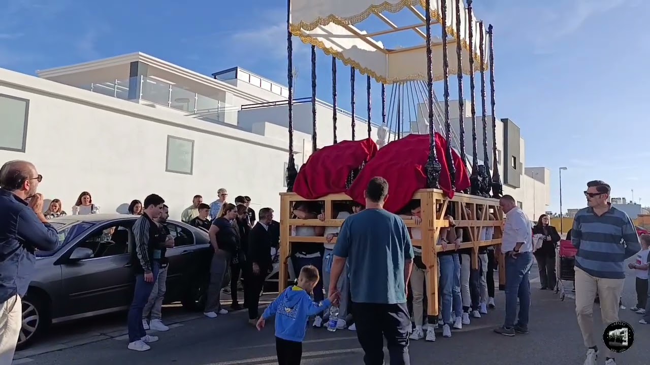 1 ensayo de la cuadrilla virgen de la paz san Fernando 2025