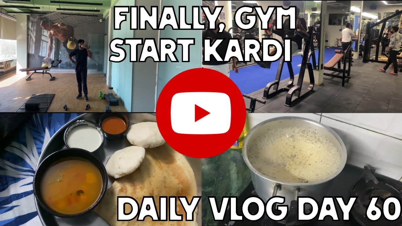 FINALLY STARTED GYM! 🏋️‍♂️ | Daily Vlog Day 60 | Healthy Breakfast & Motivation