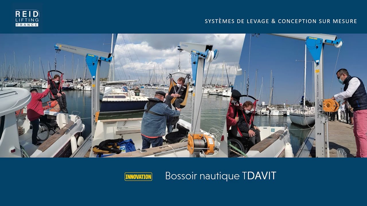 Bossoir nautique : faciliter et sécuriser l'embarquement des plaisanciers à mobilité réduite.