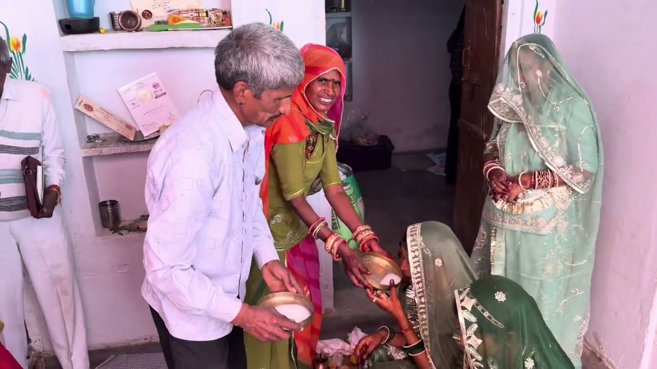 Rajasthan ki shadiyo mai ghee pilane ki Rasam ko most important part mantey hai #viralreels 