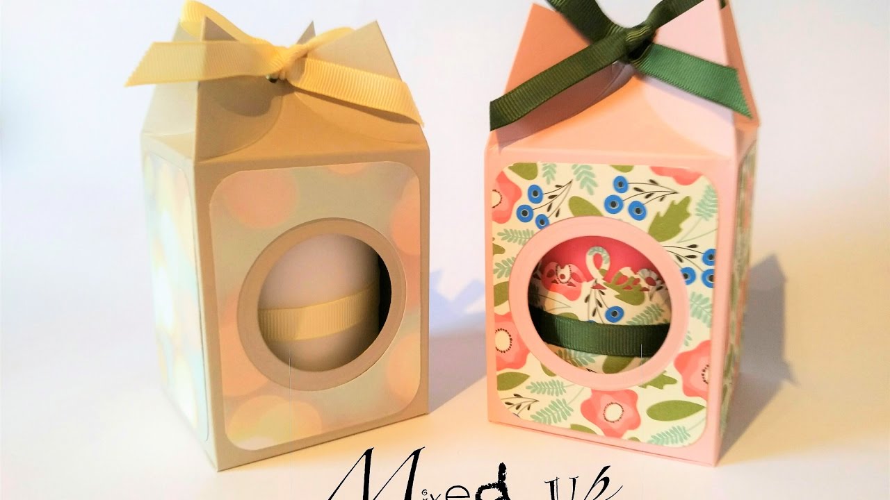 Candle gift box tutorial.