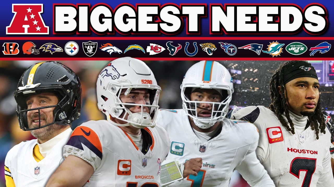 Every AFC Team’s Biggest Need this Offseason