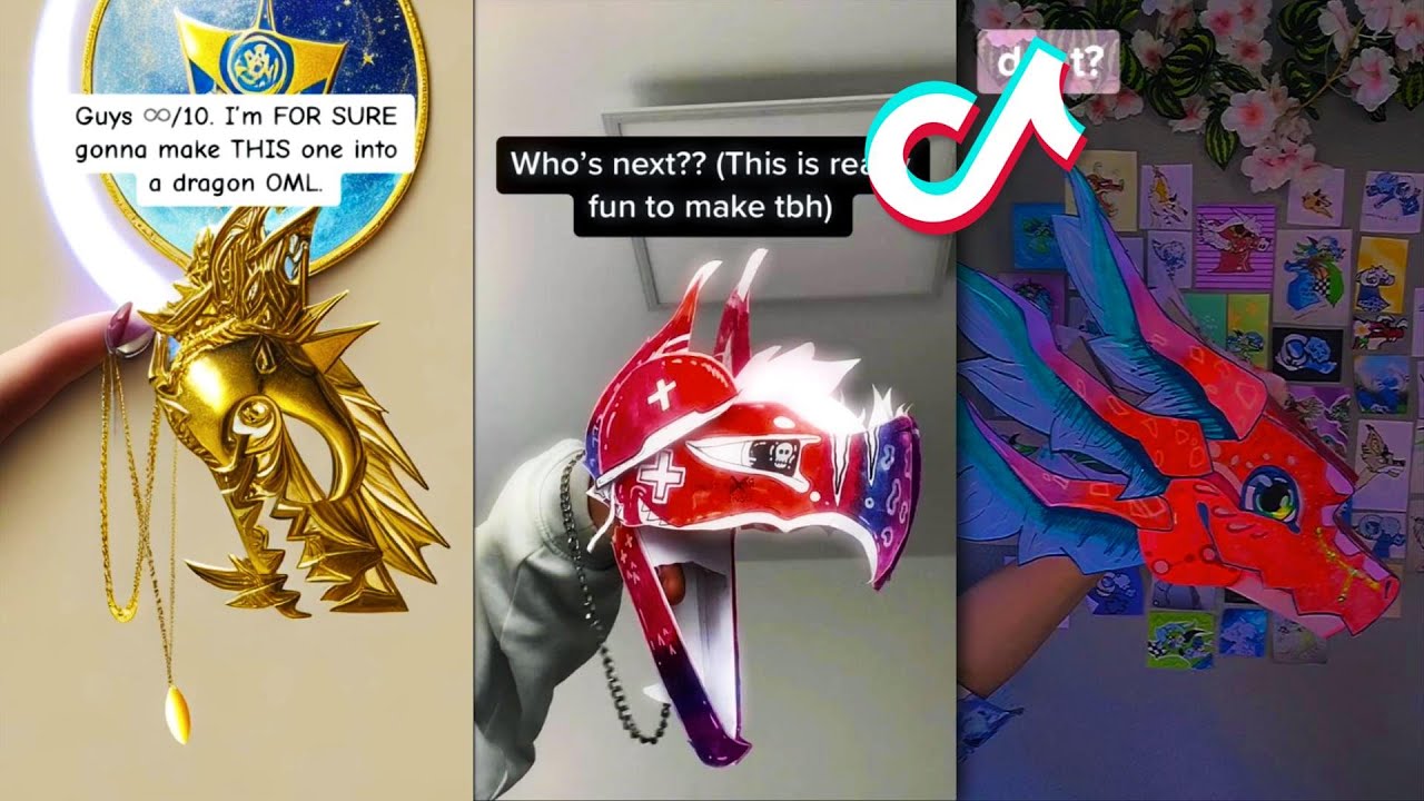 😱THE AMAZING Paper Dragon 🔥Puppet TikTok Compilation #98
