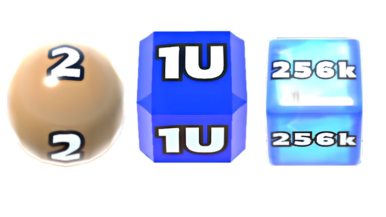 Jelly Run 2048 ULTIMATE Gameplay | 3 Shape Play Showdown! | 64M vs 1U vs 256k Race