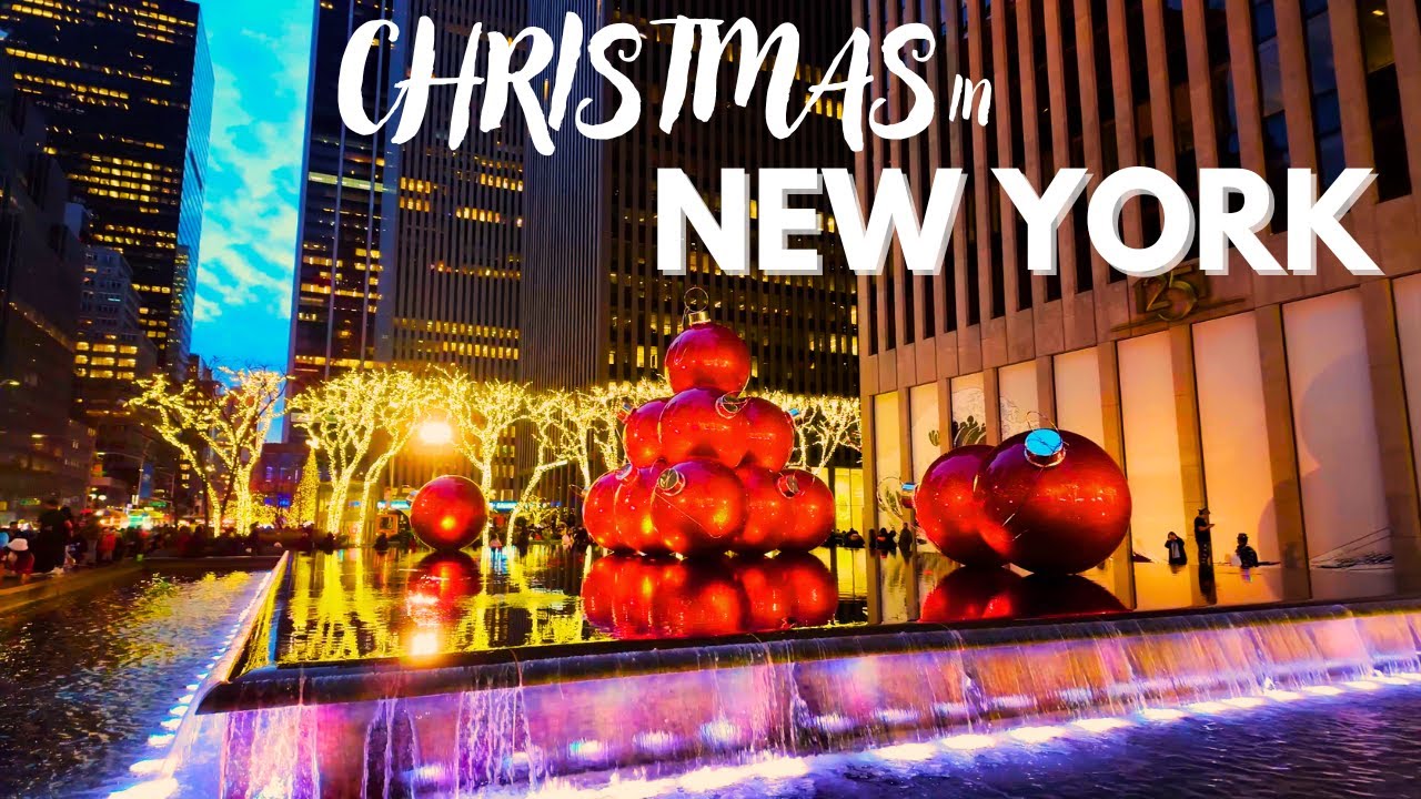 🇺🇸 NYC Walking Tour | 🎄New Year's Eve Walk in New York City 🗽 | 🔥 ⏰ Hours Before the Ball Drop【4K】