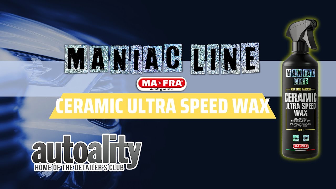 4 month ceramic protection- spray and wipe CERAMIC ULTRA SPEED WAX from Maniac Line at Autoality