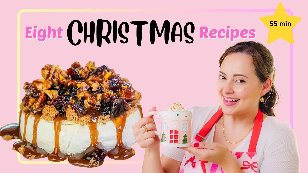 Лучший рождественский марафон выпечки 😋🎄 8 праздничных рецептов за 55 минут
