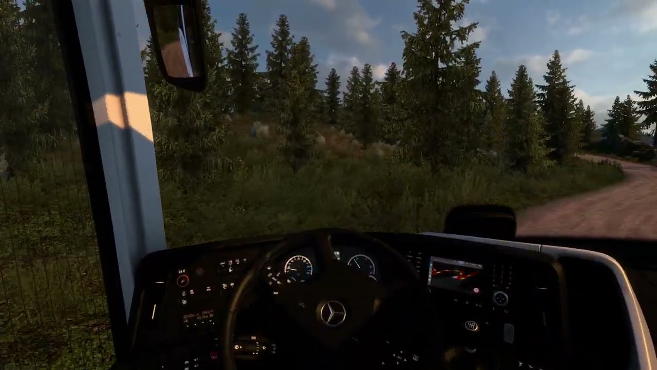Euro Truck Simulator 2 Travego mod - Kirkenes Quarry Road