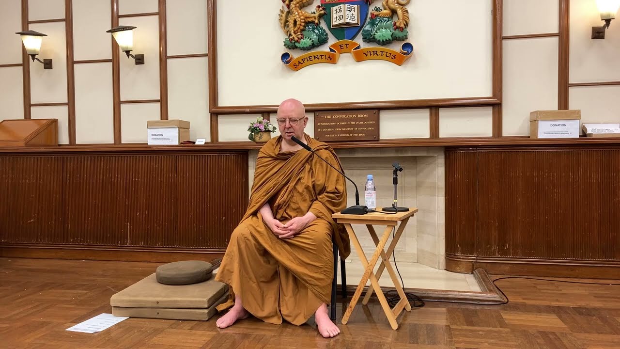 2023-03-22 Ajahn Brahm HKU Day of Kindfulness 2. Morning Meditation