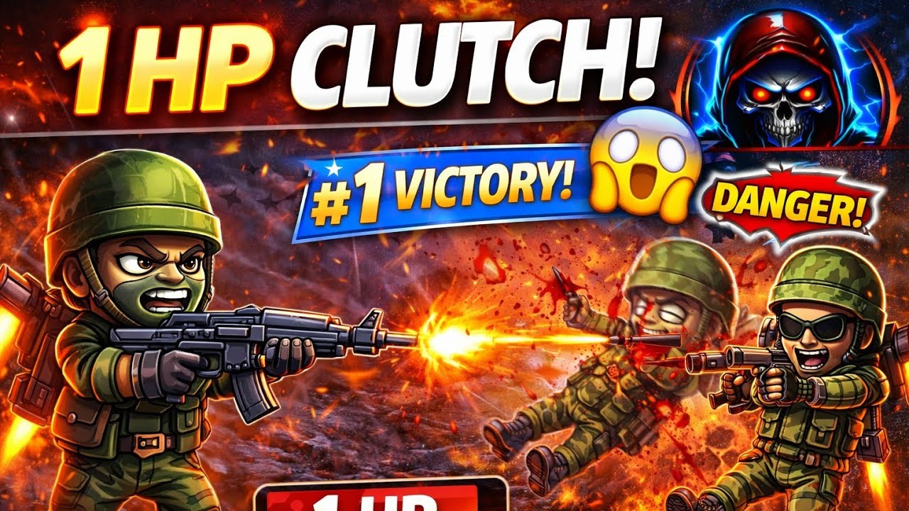 1HP CLUTCH in Mini Militia 😱| Jay_gamerr_27 #minimilitia#gaming#minimilitiaclutch#viral#video