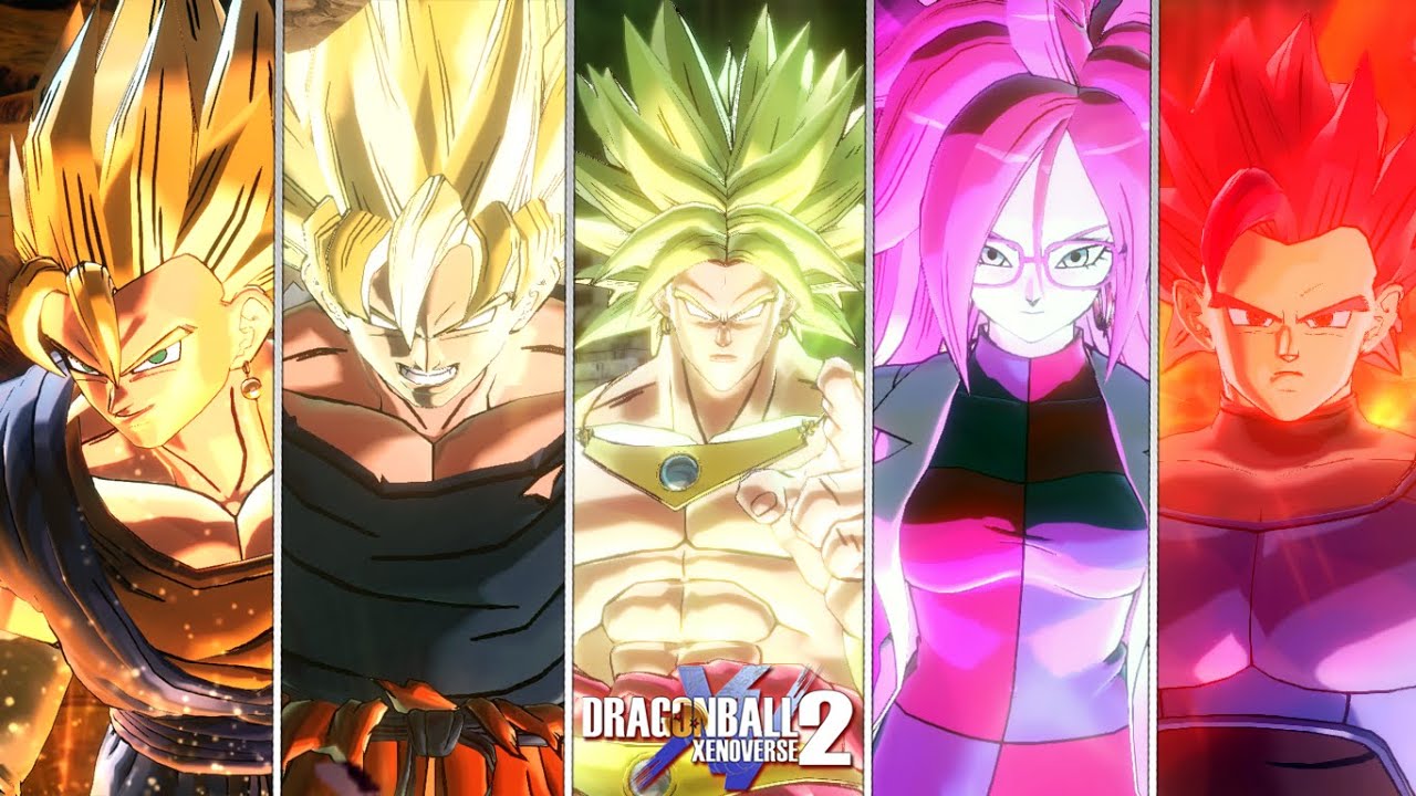 DBXV2 : TOP 5 Best Characters Transformation Mods Compilation #1