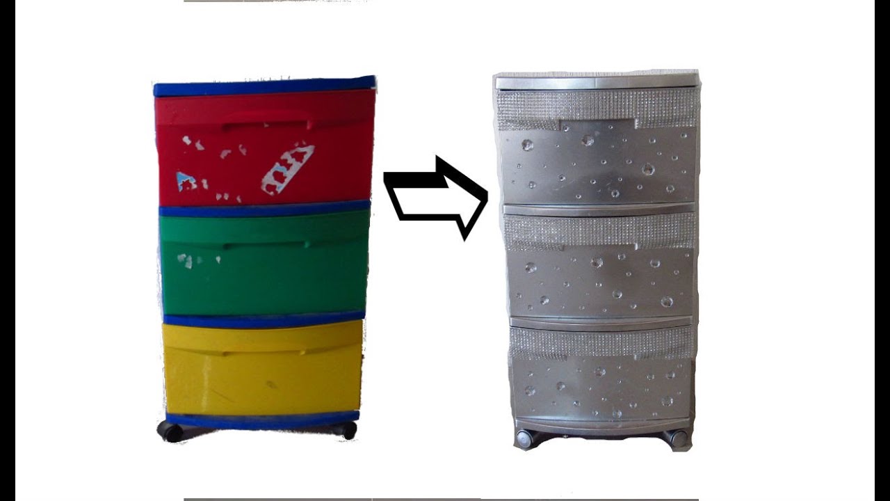 DIY Glam Transforma una cajonera de plástico