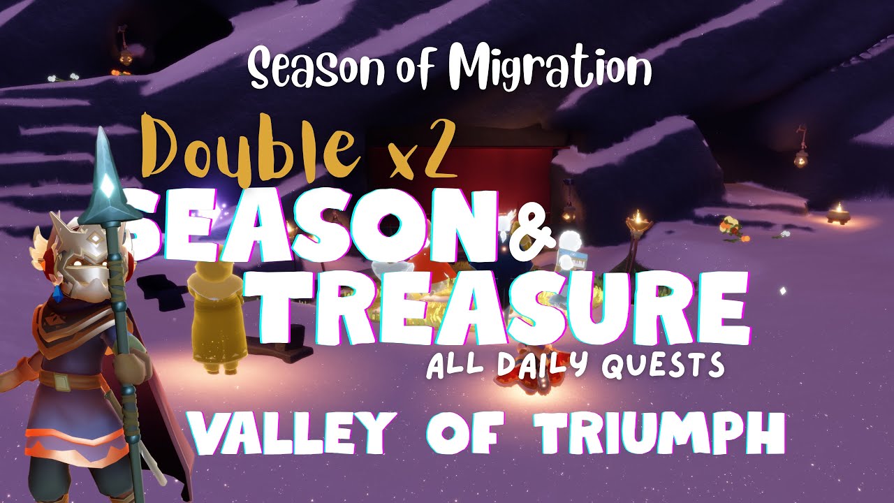 DOUBLE LIGHTS Season & Treasure Candles & Dailies | Valley of triumph | SkyCotl | NoobMode