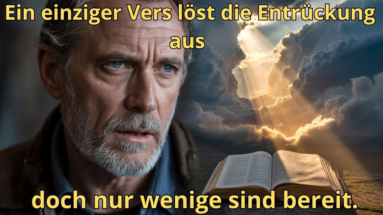Der eine Bibelvers, der den Moment der Entrückung auslöst – Die meisten übersehen ihn