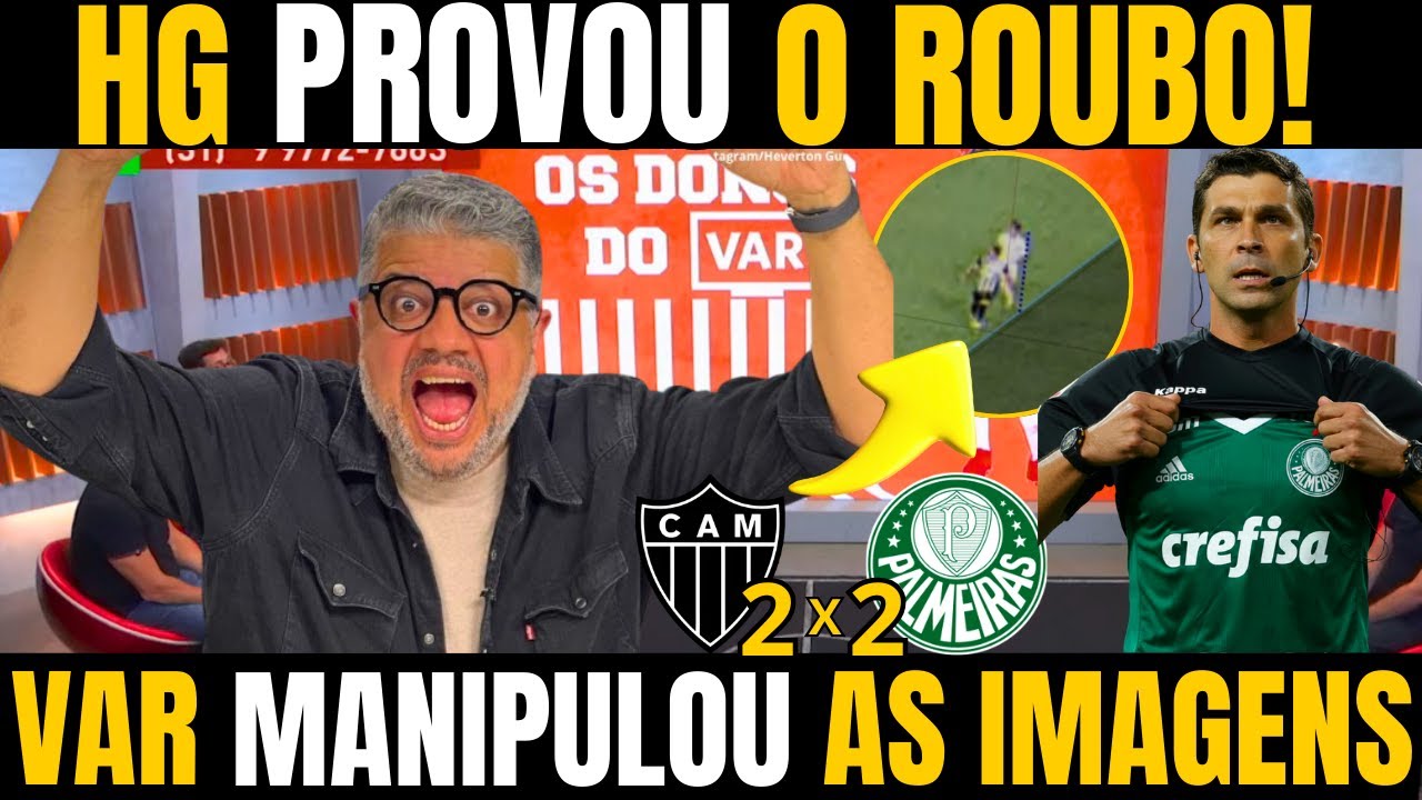 HG PROVA COM AS IMAGENS QUE O GALO FOI MUITO PREJUDICADO E O PALMEIRAS FOI BENEFICIADO