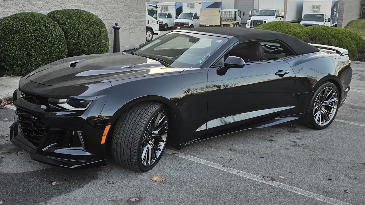 Chevrolet Camaro ZL1 6-го поколения — это потрясающе! Жаль, что Chevrolet прекратил их выпуск!