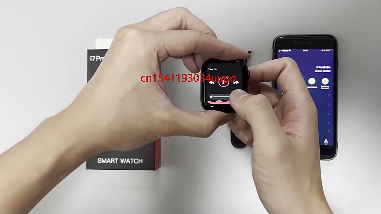 New i7 PRO MAX Smartwatch IWO14 Series 7 Watch Bluetooth Call Heart Rate IP67 Waterproof Sport Watch