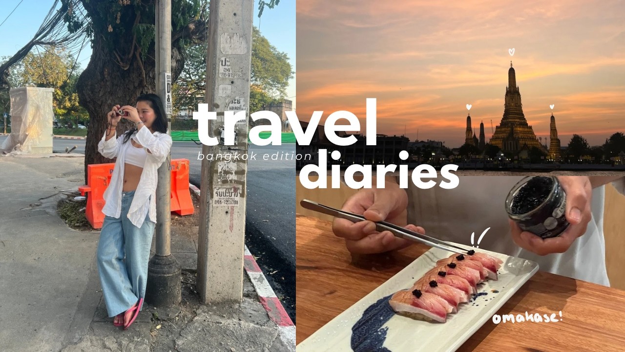 week in Thailand🛺: thai streetfood, seeing elephants, going to Bangkok, eating omakase