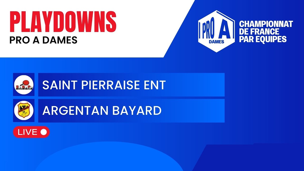 PRO A DAMES | PLAYDOWNS | SAINT PIERRAISE ENT - ARGENTAN BAYARD