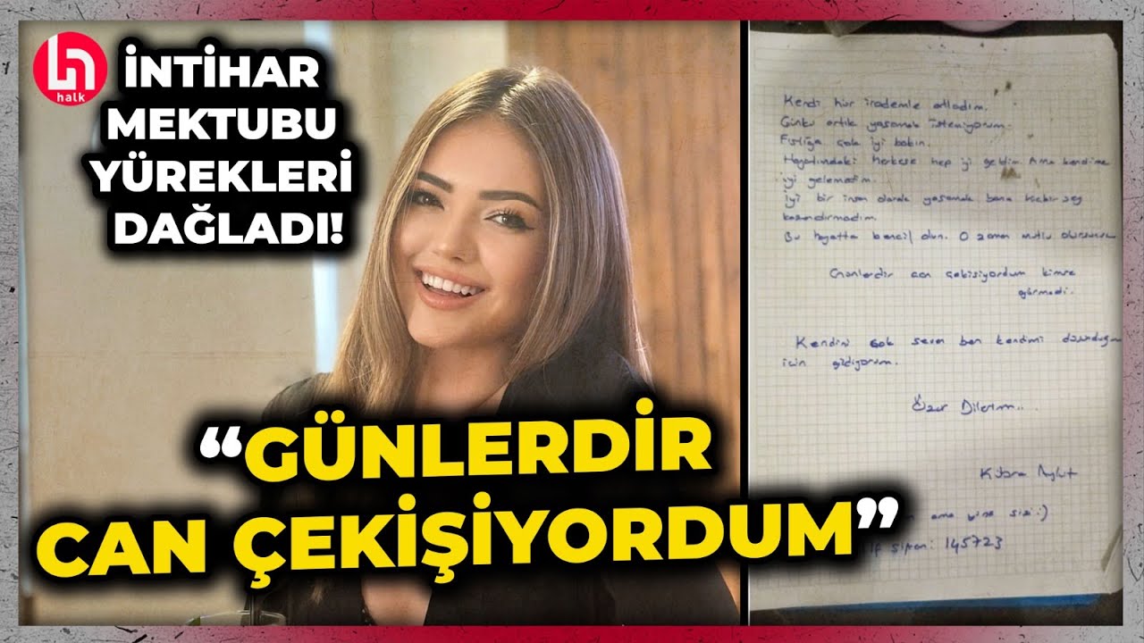 İntihar eden fenomen K&uuml;bra Aykut'un veda mektubu ortaya &ccedil;ıktı! O detay y&uuml;rekleri dağladı!