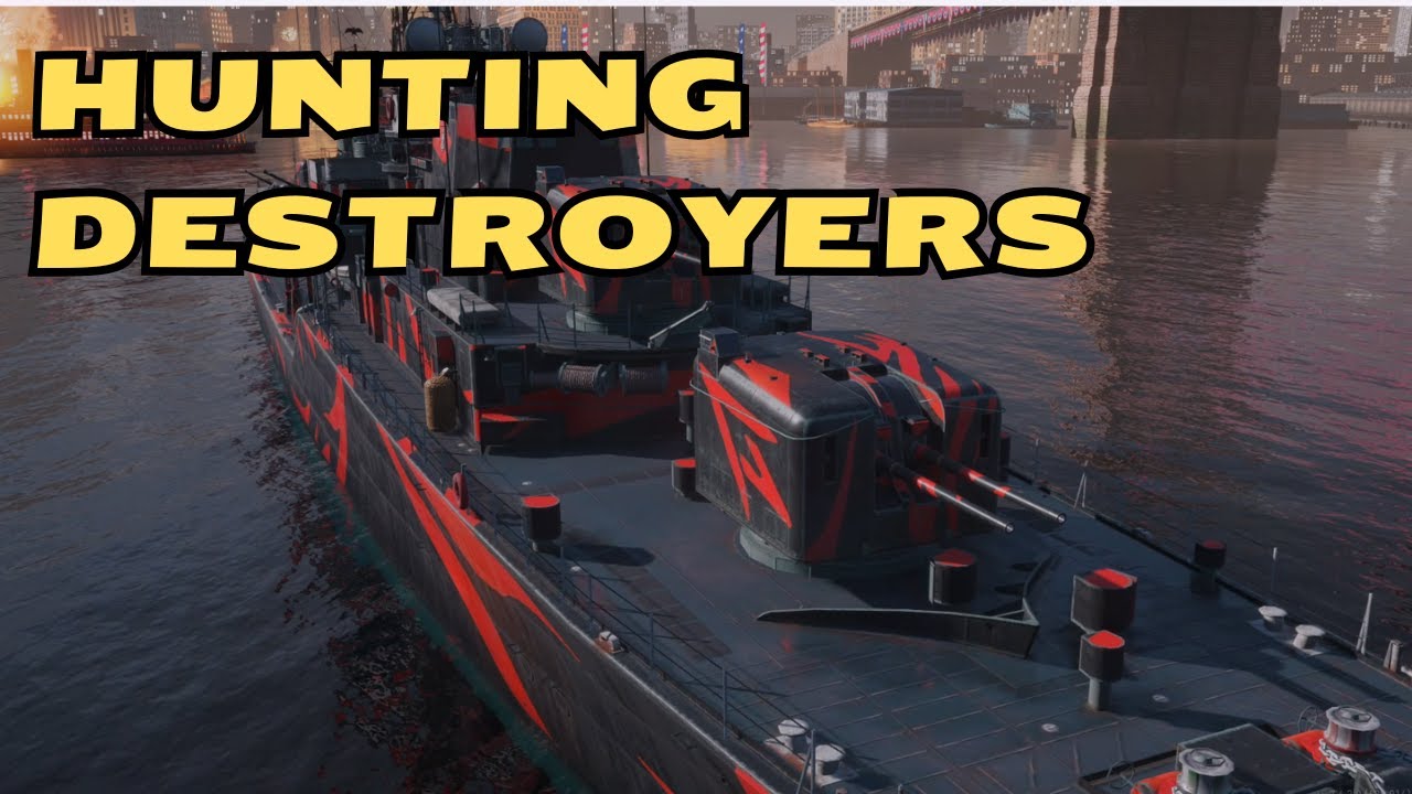 Hunting Destroyers in a Destroyer - World of Warships Legends