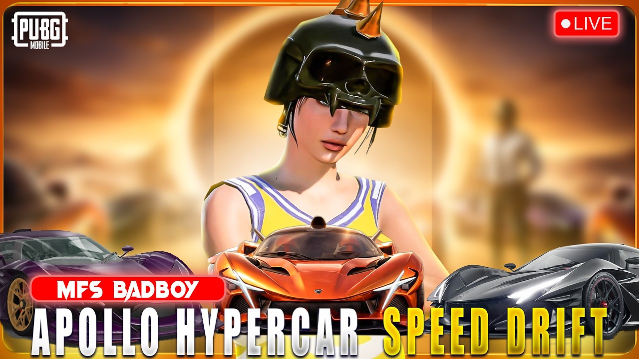 LIVE 🔥 Apollo Hypercar Speed Drift Crate Opening 😱 PUBG Mobile /BGMI