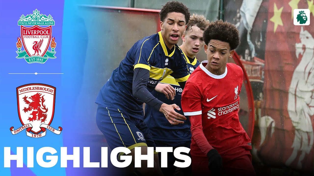 Liverpool vs Middlesbrough | Highlights | U18 Premier League 04-11-2023