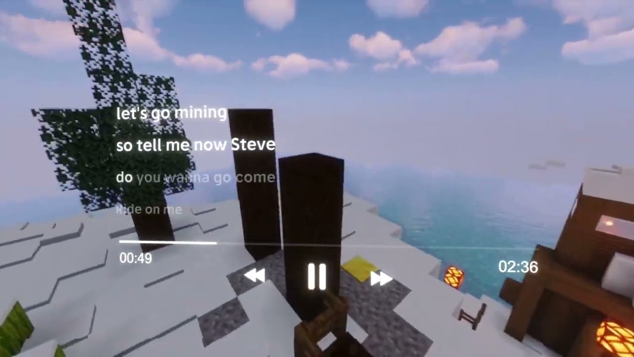 'Cave Chem' a Minecraft Parody of 'Bed Chem' by Sabrina Carpenter