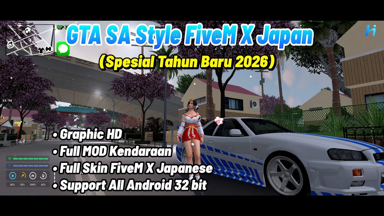 SHARE‼️ MODPACK GTA SA STYLE FIVEM X JAPAN | FULL MOD TERBARU | SPESIAL TAHUN BARU 2026‼️